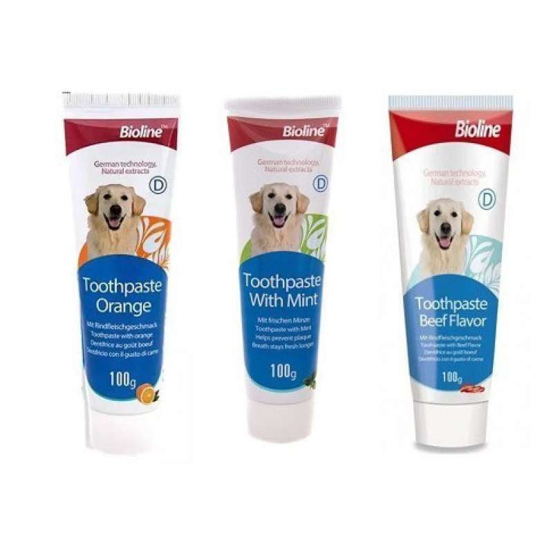 Promo Bioline Toothpaste For Dog 100gr Pasta Gigi Untuk Anjing
