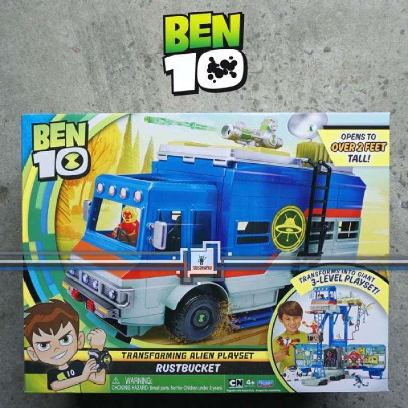 Ben 10 transforming shop alien playset rustbucket