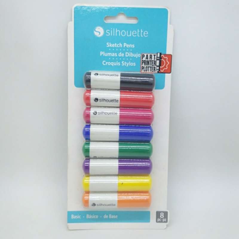 Silhouette Basic Sketch Pens (8 Pack)