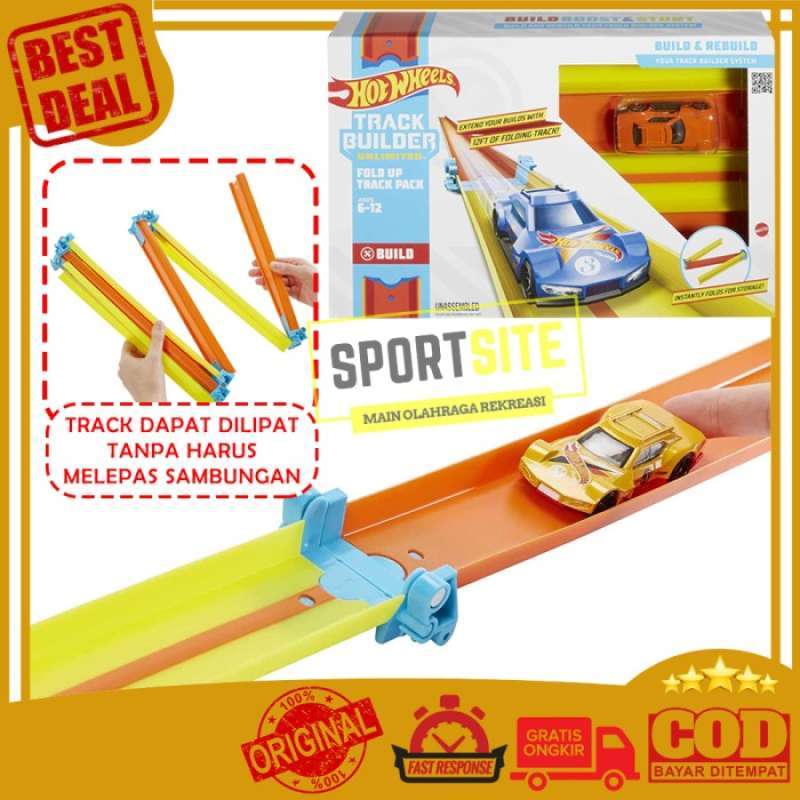 Hot wheels track builder cdu 2025 with curved track pieces
