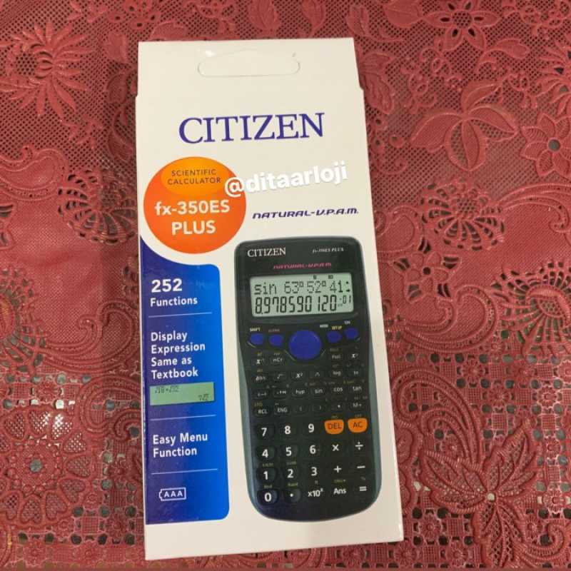 Promo kalkulator citizen fx350es plus scientific calculator