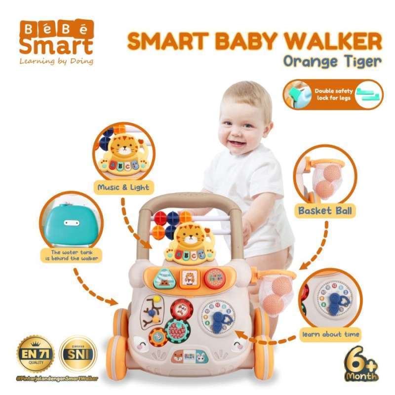 Jual Push Walker Mainan Dorong Bayi Smart Baby Walker by Bebe