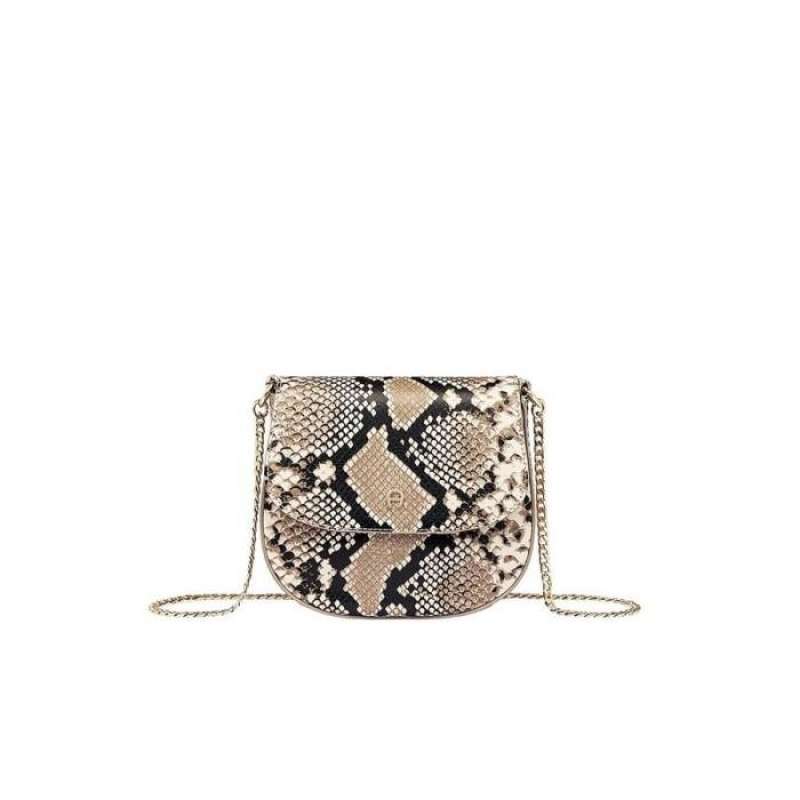 AIGNER ORIGINAL STORE 100 AVA SHOULDER BAG SNAKE XS