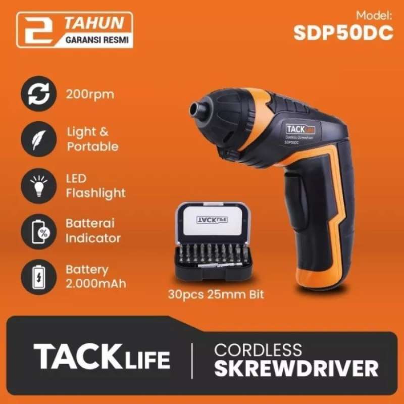 Promo TACKLIFE SDP50DC Rechargeable Cordless Electric