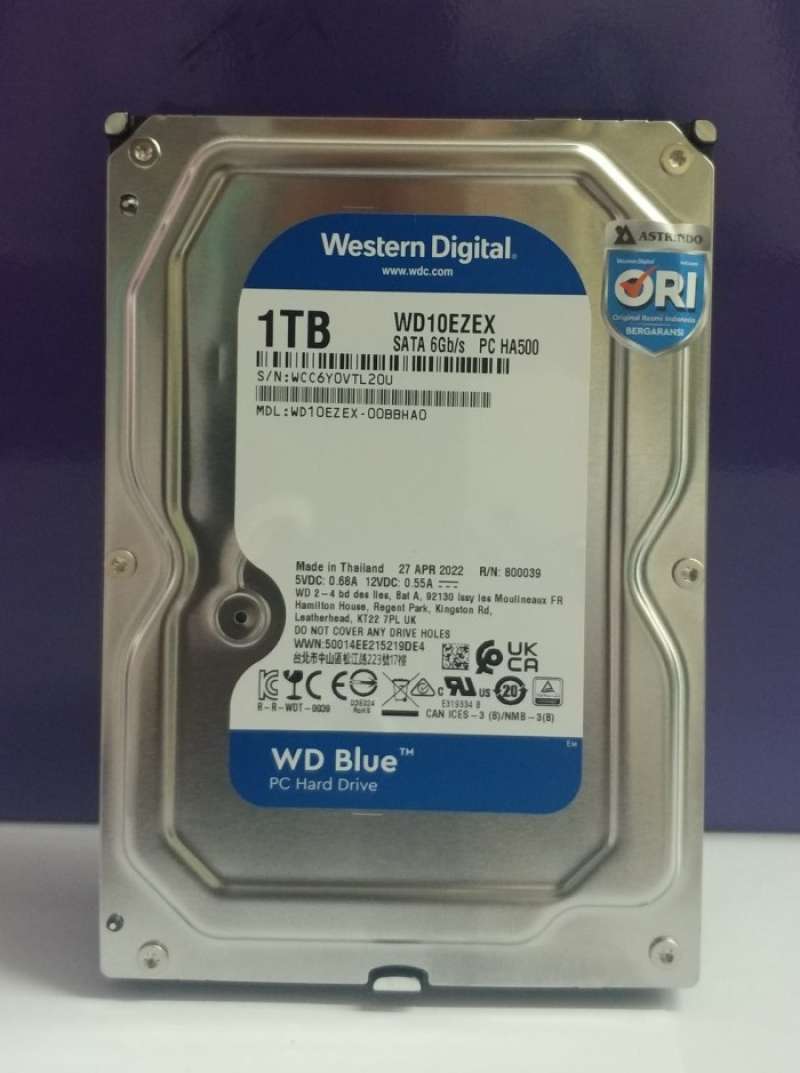 Wd Blue Desktop 8gb Ram 1tb Hard Drive WD 1TB Blue 3D NAND