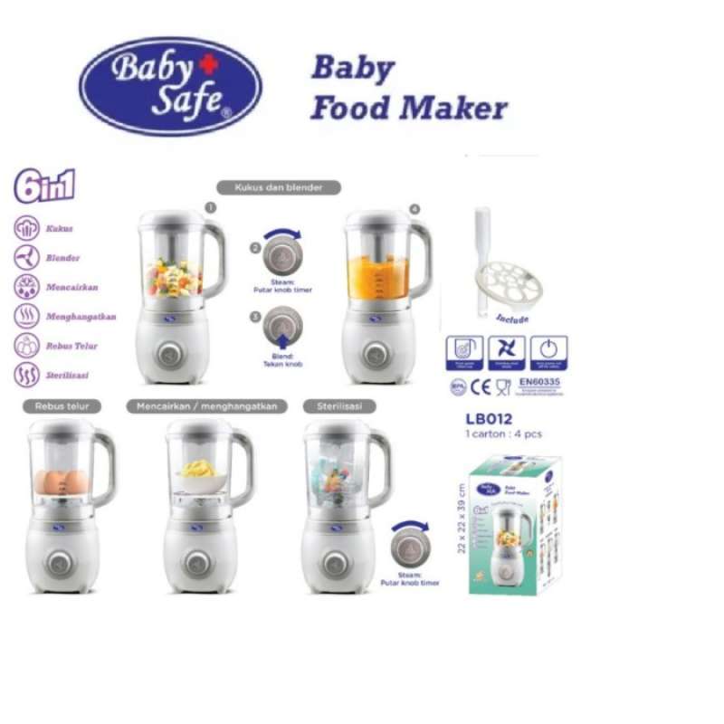 Baby safe kukus dan blender sales