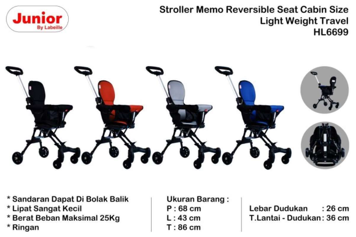 Stroller reversible cabin size sale