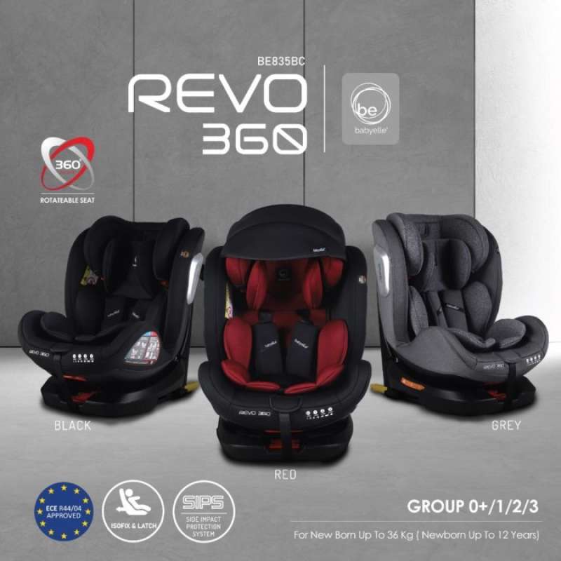 Promo Baby Elle Carseat Revo Be 835 Grey Black Multicolor Diskon 25 Di Seller Nawangshop Harapan Jaya Kota Bekasi Blibli