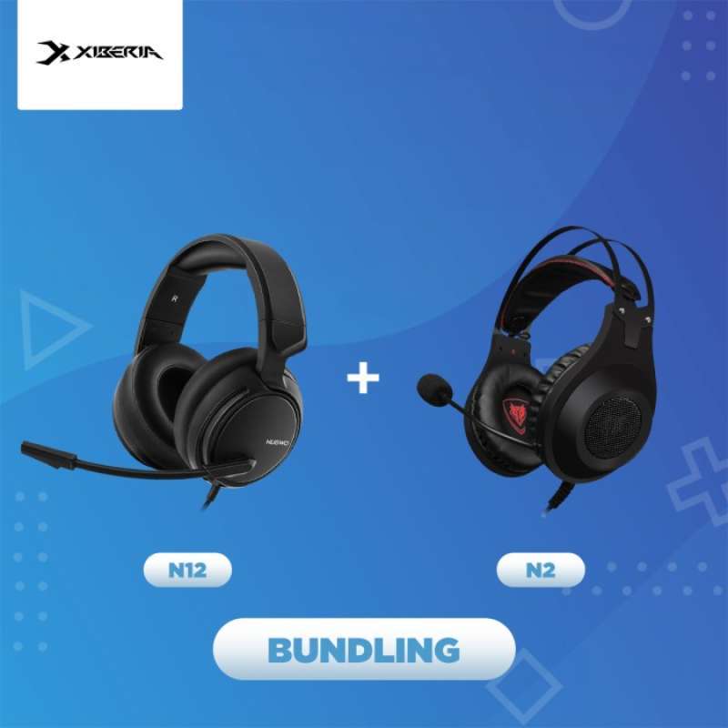 Jual Nubwo N12 PC Headphone Headset Gaming Casque Bass MIC Black