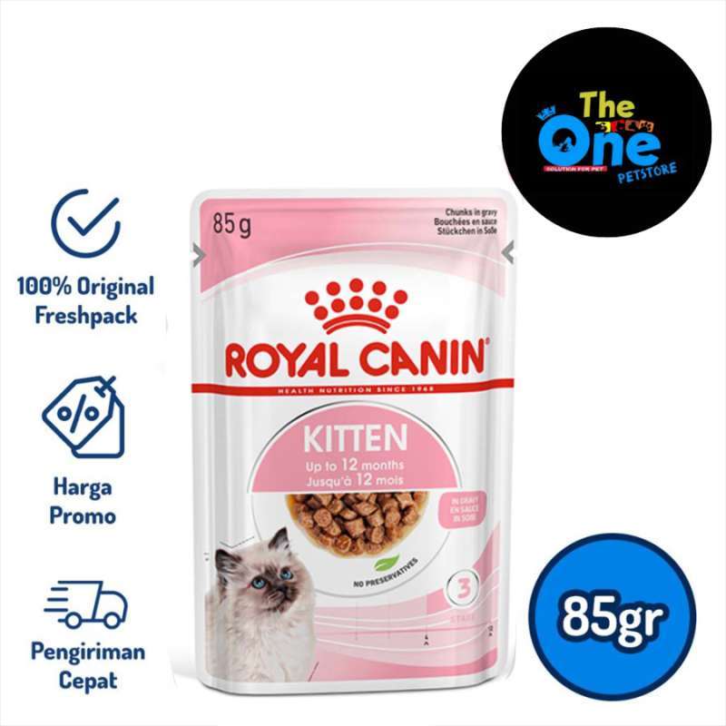 Jual Makanan Kucing Royal Canin Kitten In Gravy Makanan Anak