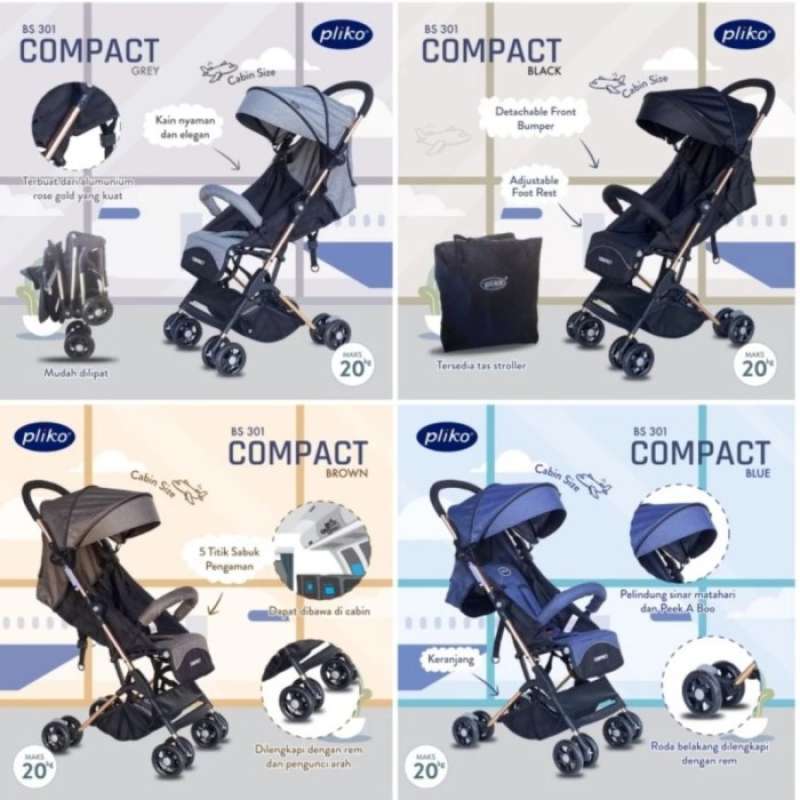 Stroller pliko discount 301 compact