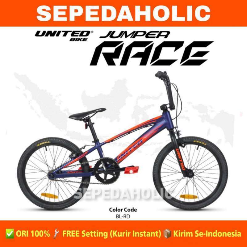 Promo Sepeda Anak Laki Bmx United Jumper Race Ukuran 20 Inch Alloy Diskon 5 Di Seller Sepedaholic Kuta Baru Kab. Tangerang Blibli