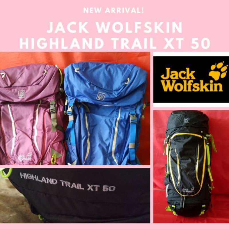 Promo Ransel Jack wolfskin Highland trail XT 50 Diskon 33 di
