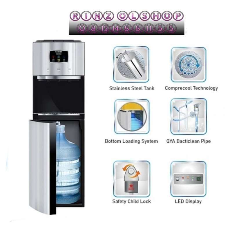 Promo DISPENSER SANKEN HWD-C575S BK GALON BAWAH 3 KERAN TOMBOL HWDC575SBK  Diskon 33% di Seller AQMAR - Koja Utara, Kota Jakarta Utara | Blibli