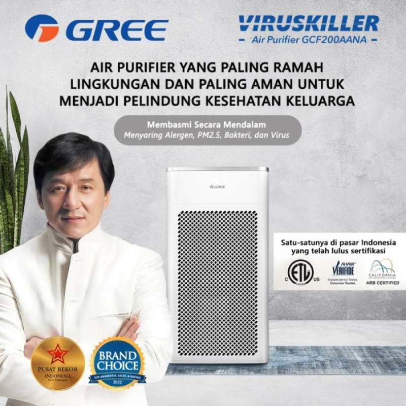 Termurah Gree Air Purifier Uv Hepa Filter H13 Pembersih Udara Gcf 200Aana