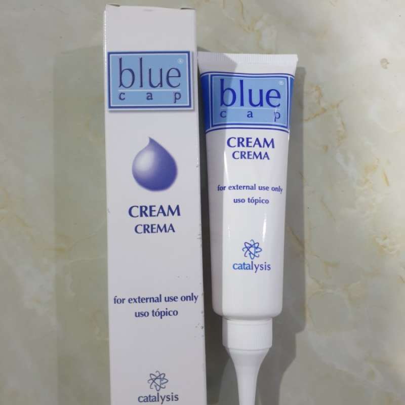 Blue cap cream sales
