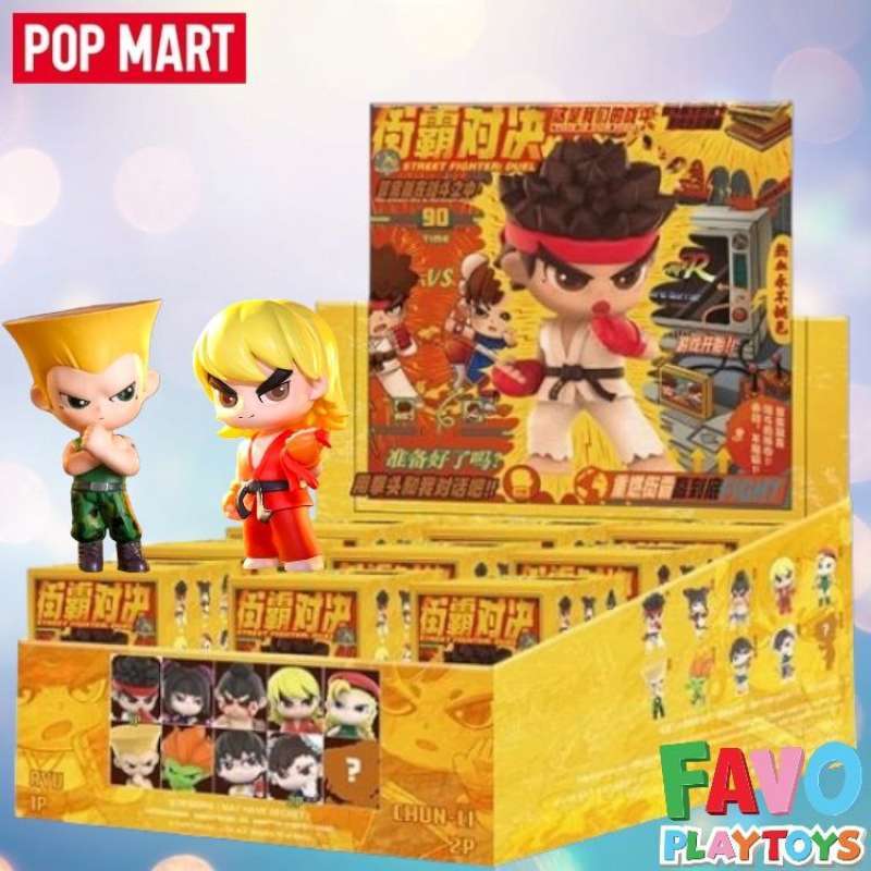 Popmart Street Fighter:Duel Series Cute Kawaii Blind Box Pop