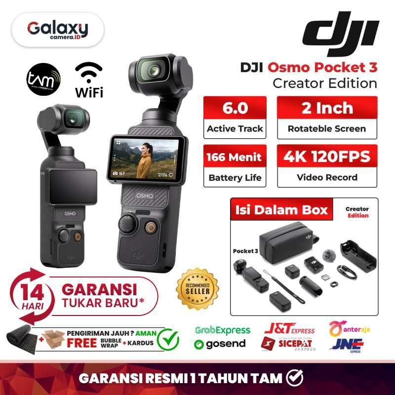 DJI Osmo Pocket Creator Edition Gimbal Camera Garansi Resmi