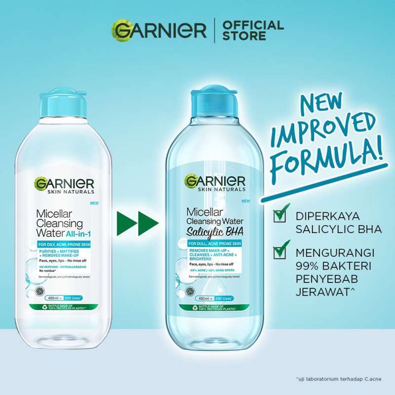 Garnier micellar water biphase store