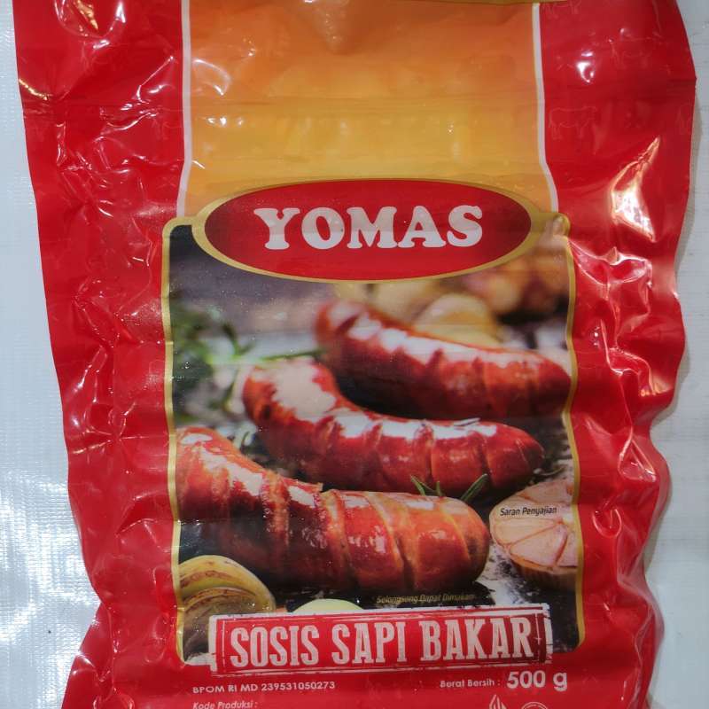 Jual Yomas Sosis Sapi Bakar Jumbo( Isi 7) 500g Di Seller Wahana