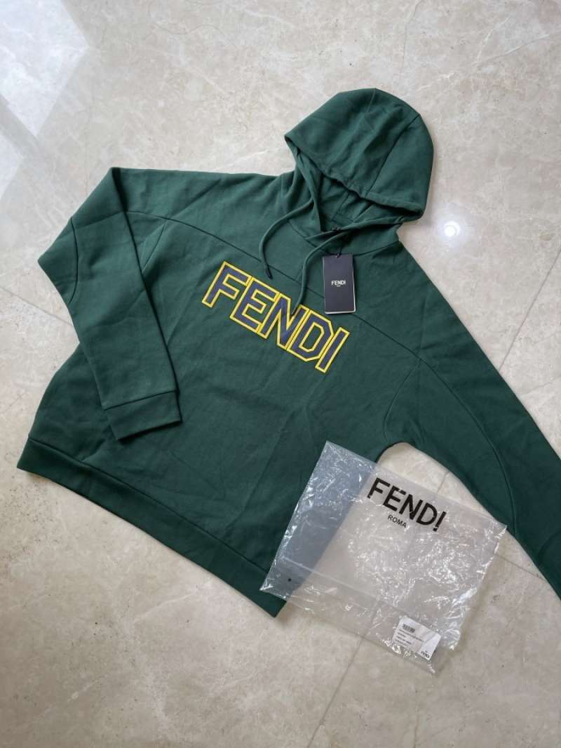 Fendi hoodie on sale green