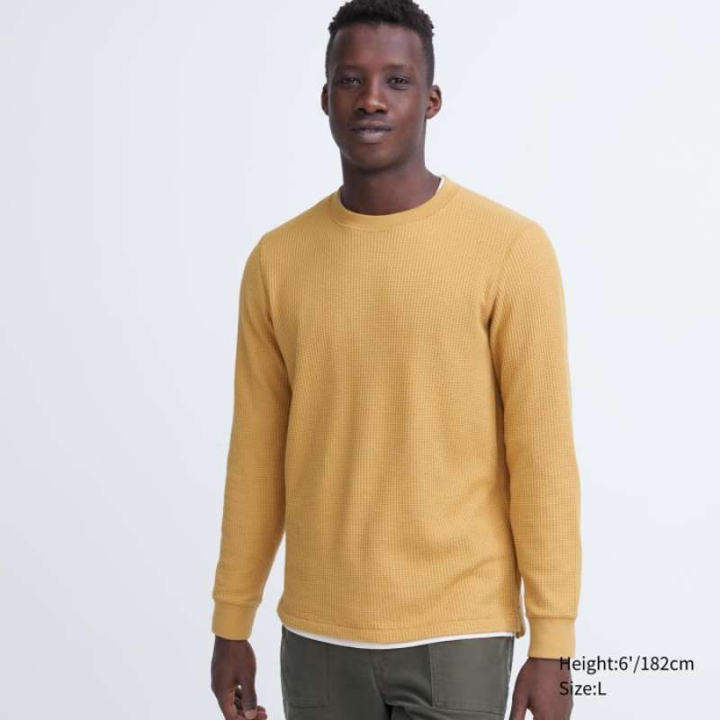 Uniqlo waffle tshirt outlet