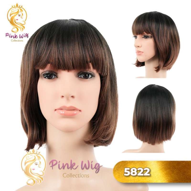 Pink wig jakarta on sale
