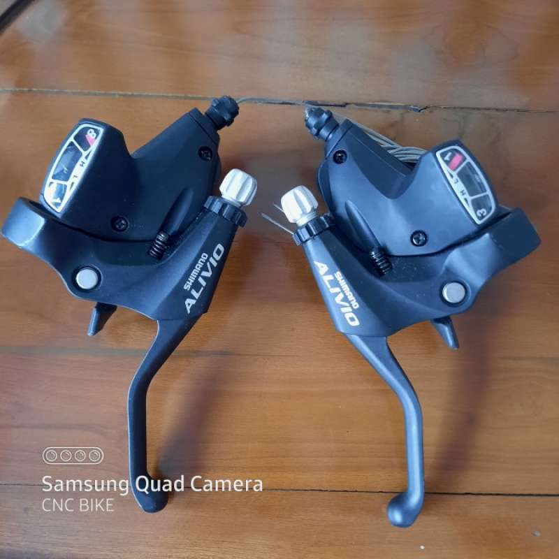 Jual SHIFTER SET BRAKE LEVER HANDLE SHIFTER SHIMANO ALIVIO M410 3