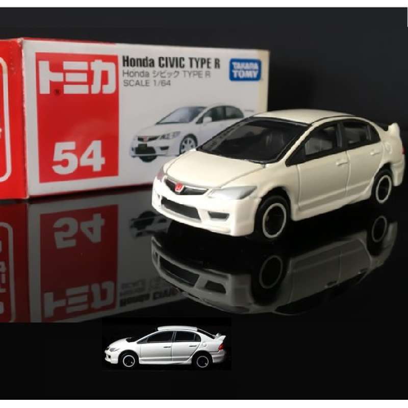TOMICA NO 54 HONDA CIVIC TYPE R WHITE FORYOU SHOP1234