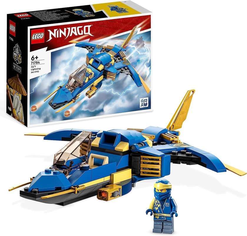 Jual LEGO Ninjago 71784 Jay's Lightning Jet Evo Set Building Kid