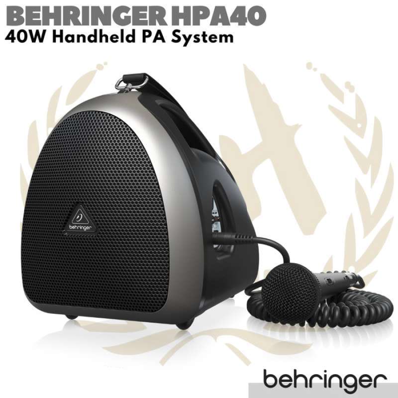 Jual BEHRINGER HPA40 40W Handheld PA System Ampli Speaker Portable