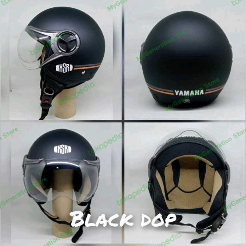 Promo HELM YAMAHA XSR HALF FACE RETRO SEAESAW Diskon 50 di