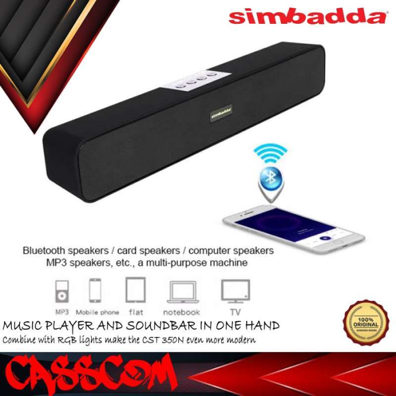Jual Simbadda Portable Bluetooth Speaker Cst 350n Mini Soundbar Di