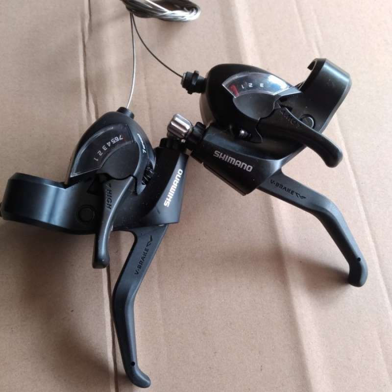 New Shifter Plus Handle Rem 3 X 7 Speed Shimano St Ef41 Terlaris
