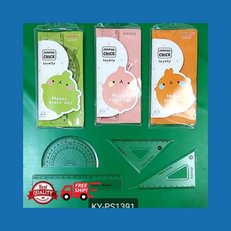 Jual Penggaris Set Zx-6202/5106 Di Seller O'smart Stationery Demang - 26  Ilir D. I, Kota Palembang | Blibli
