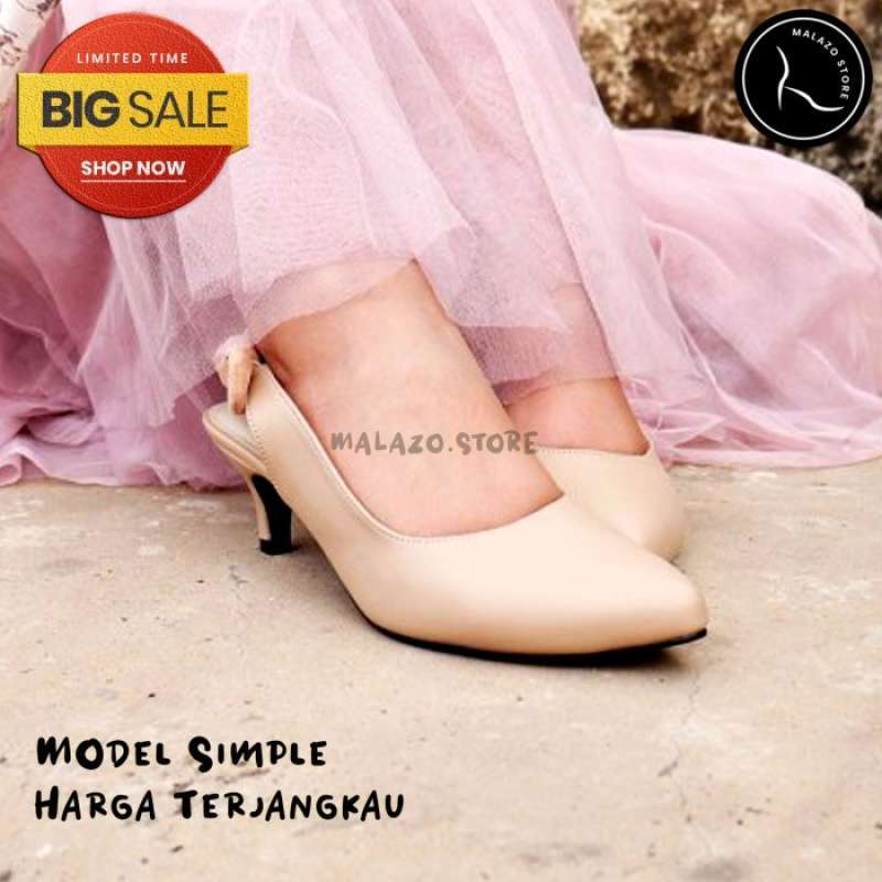 Sepatu heels cheap 5 cm