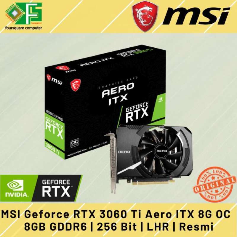 Jual Msi Geforce Rtx 3060 Ti Aero Itx 8gb Gddr6 Oc 256 Bit Jual Msi Geforce Rtx 3060 Ti Aero Itx 8gb Gddr6 Oc 256 Bit