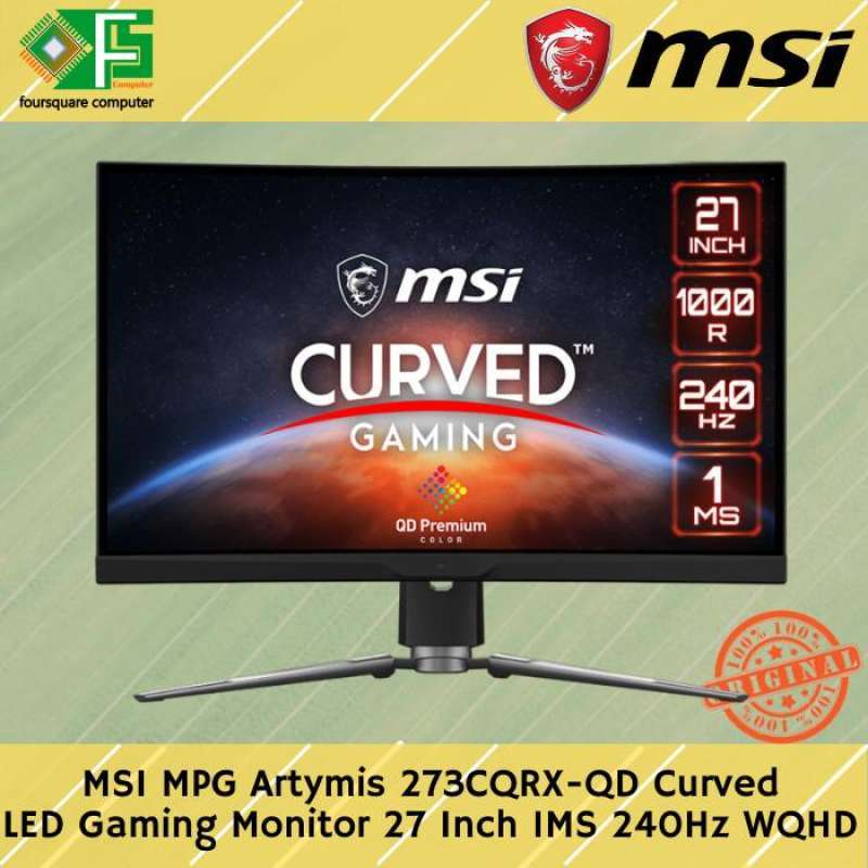 MSI MPG Artymis 273CQRX-QD LED Gaming Monitor 27 Inch Curved 1MS 240Hz