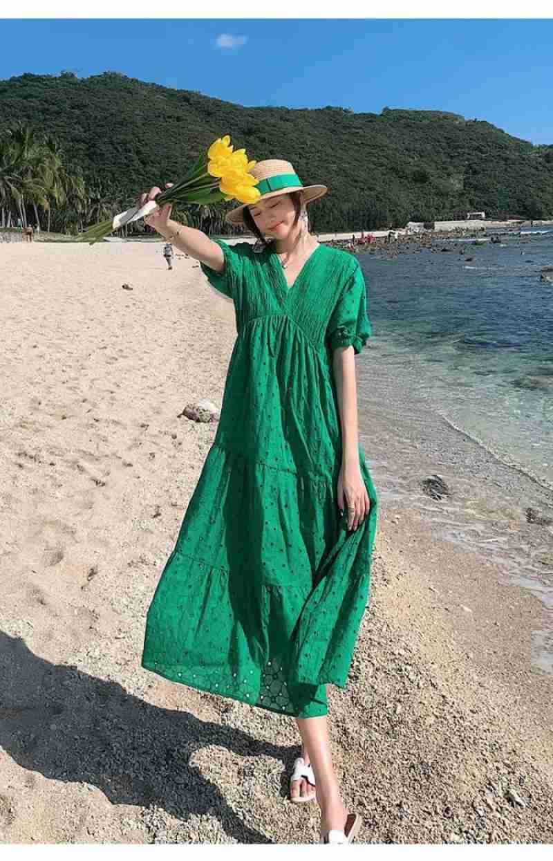 Dress pantai on sale