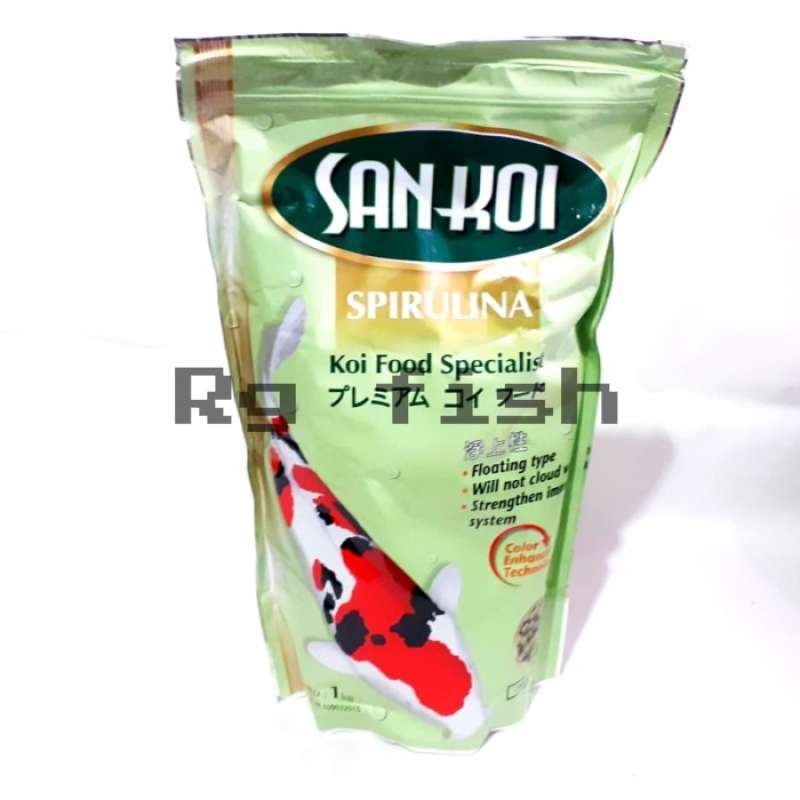 Promo Sankoi Spirulina 1kg Size S Makanan Koi Mas Koki Pakan Pelet