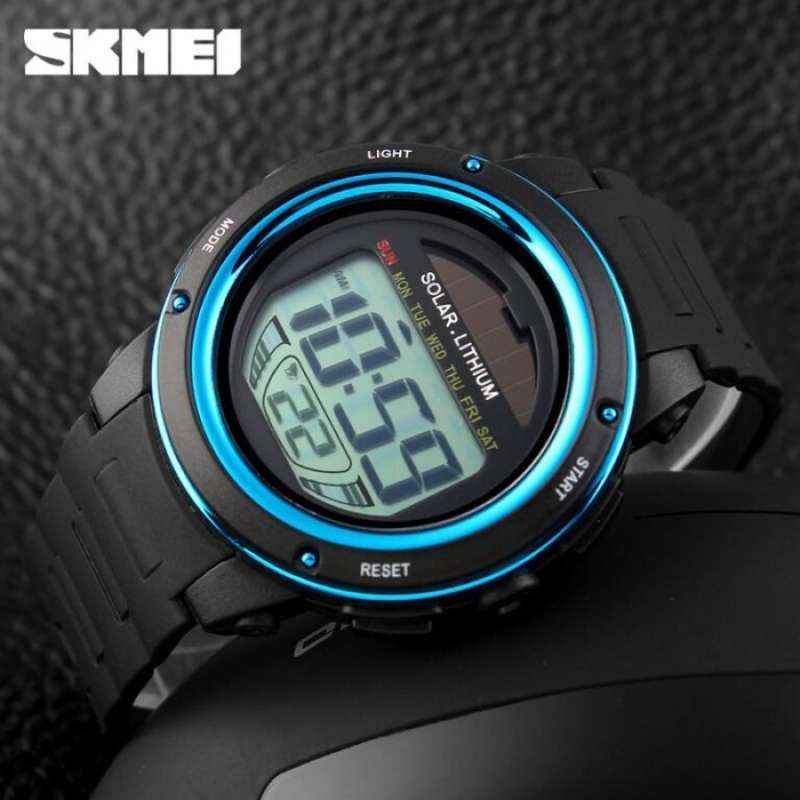 Promo SKMEI SOLAR POWER WATCH 1096 ORIGINAL WATER RESISTANT 50M