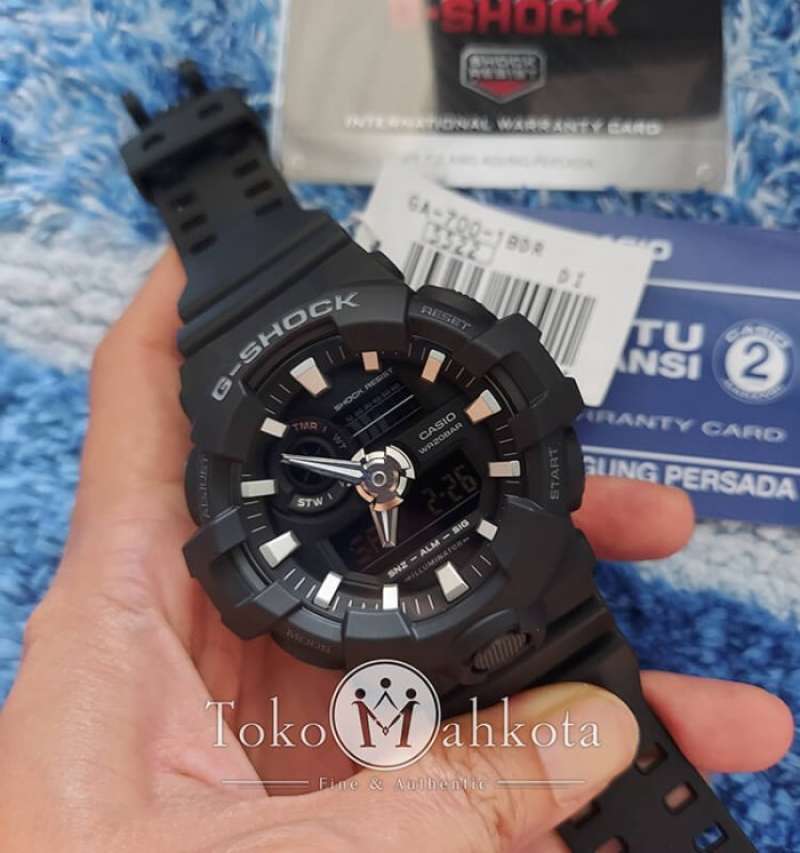 Promo CASIO G SHOCK GA 700 1BDR GA700 1B Diskon 50 di Seller