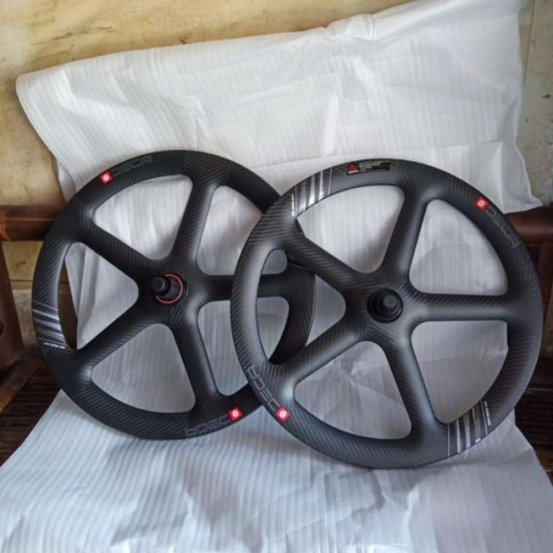 Promo Wheelset Deca Carbon 5 Spoke Discbrake 20 451 Terbaik Diskon
