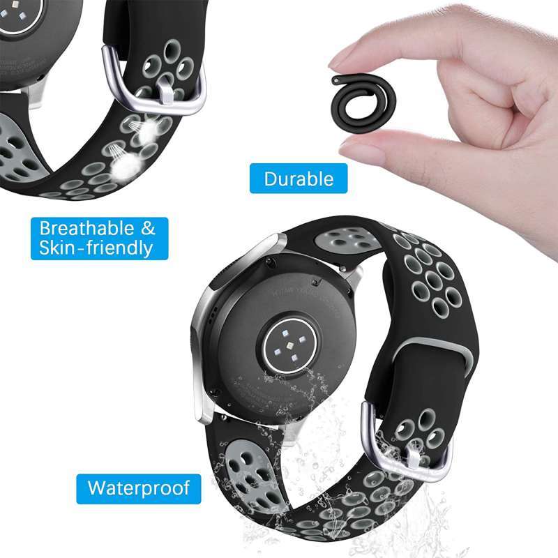 Finchy silicone strap Xiaomi watch pro Nike Two Tone smartwatch  Replacement rubber Wristband tali jam tangan