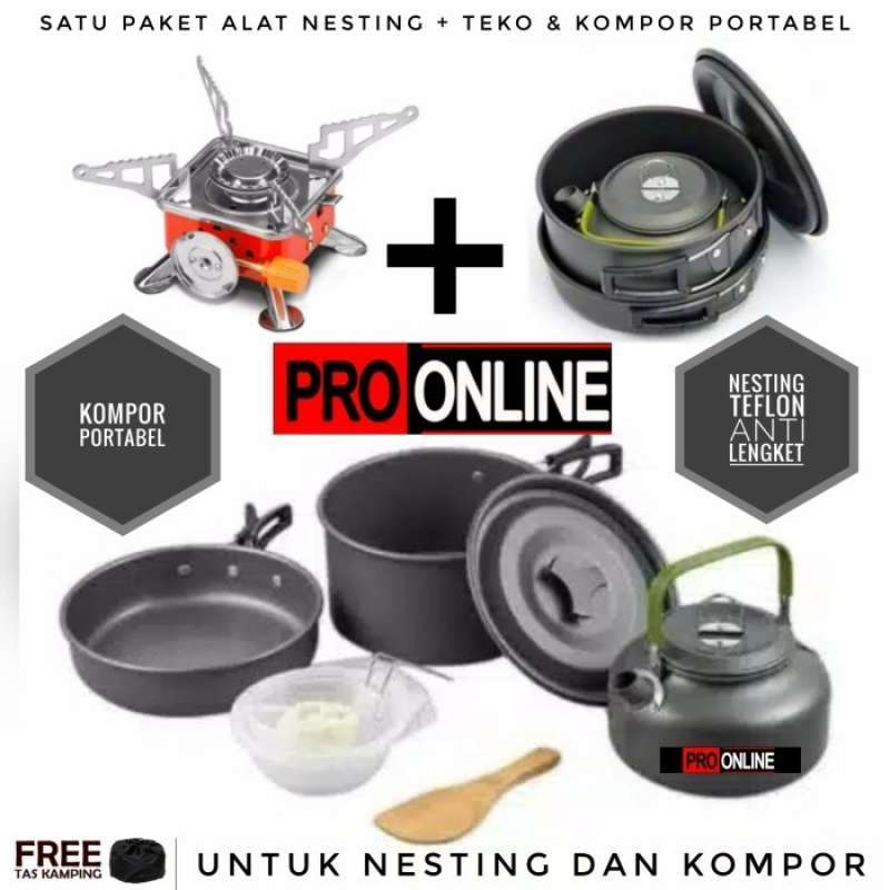 Nesting camping outlet