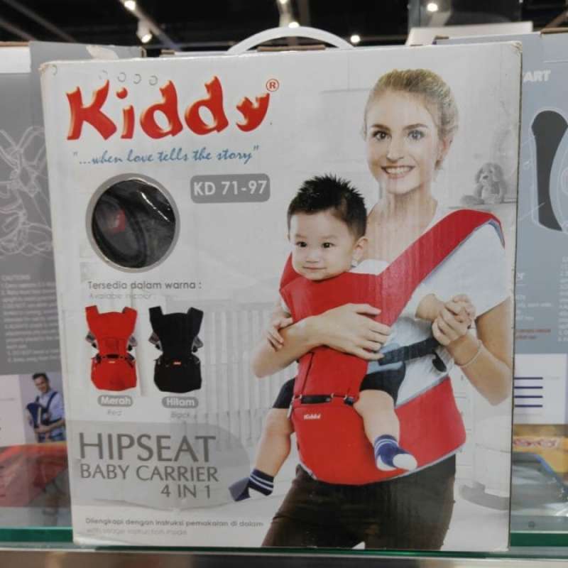 Kiddy Gendongan bayi Baby carrier hipseat 4 in 1