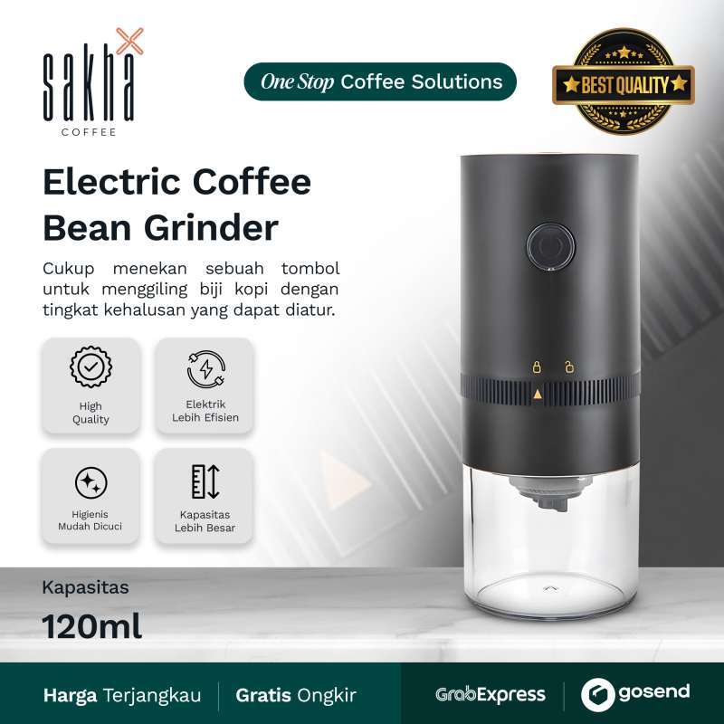 Coffee Grinder Electric Portable Usb Charge Penggiling Biji Kopi Coffe