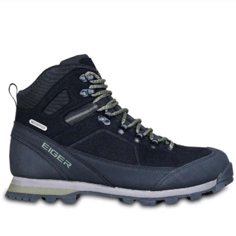 Sepatu Eiger Cayman Lite Shoes Black Gunung Outdoor Hiking