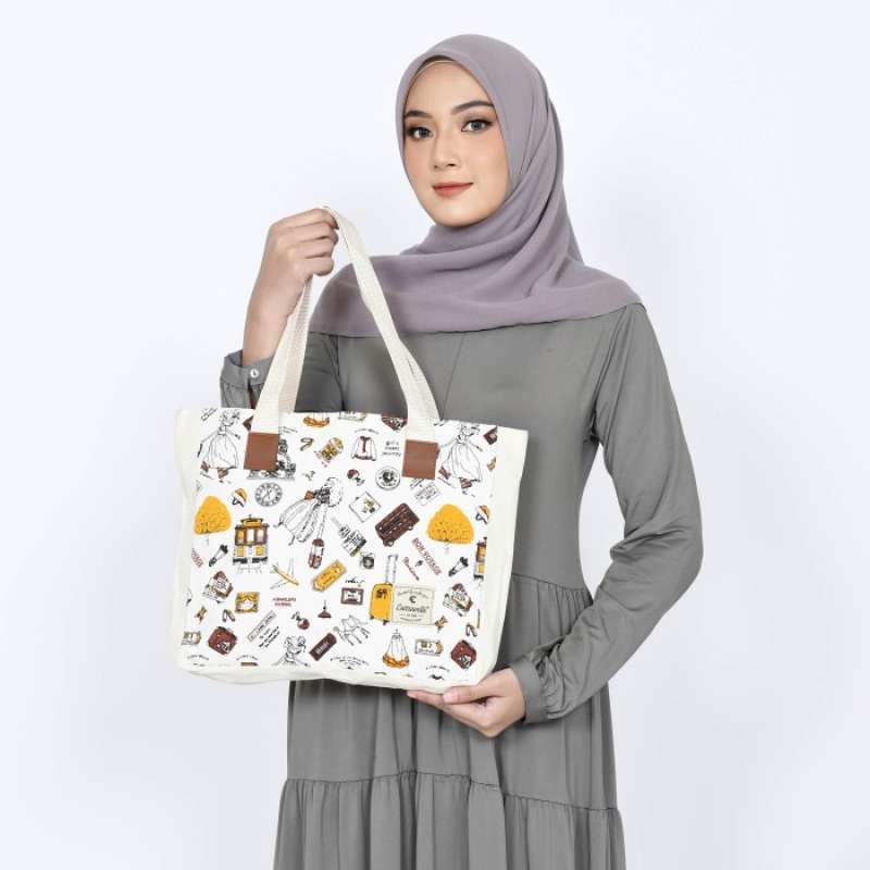 Tote bag sales kanvas besar
