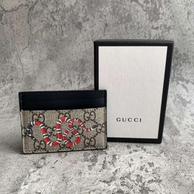 Gucci kingsnake card holder black online